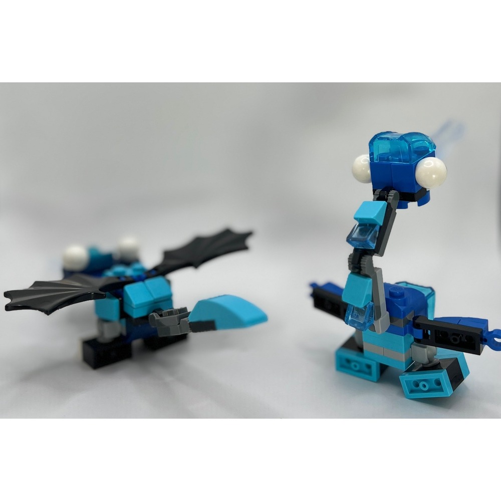 LEGO Mixels Bundle Lunk and Flurr Blue Excellent - Picture 2 of 3